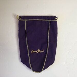 Crown Royal Purple Drawstring Bag
